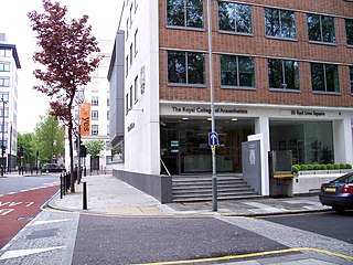 <span class="mw-page-title-main">Royal College of Anaesthetists</span> Professional body in the United Kingdom