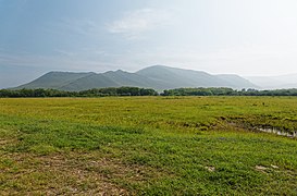 Vue de la steppe de Tajeran, raïon d'Olkhon.