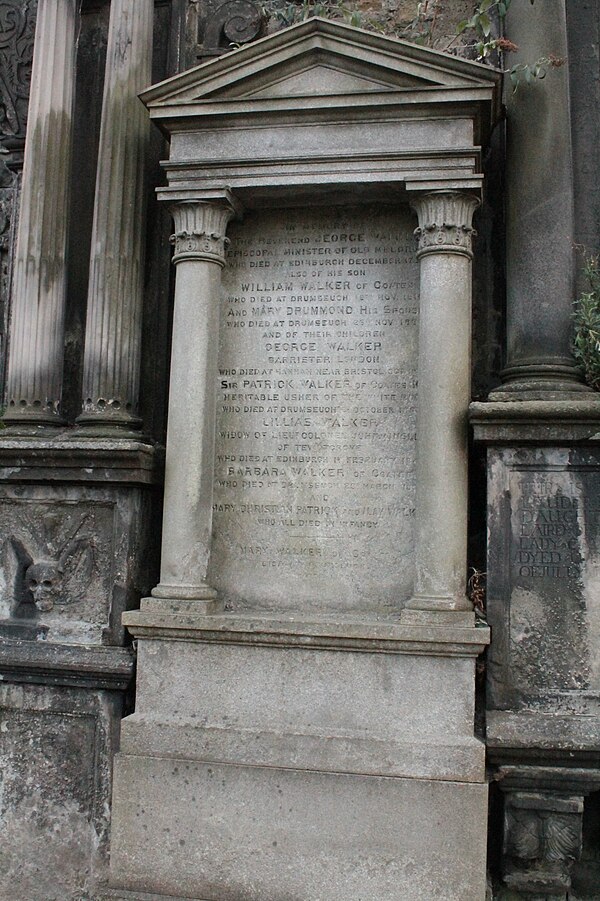 Grave of Barbara and Mary Walker, Greyfriars Kirkyard