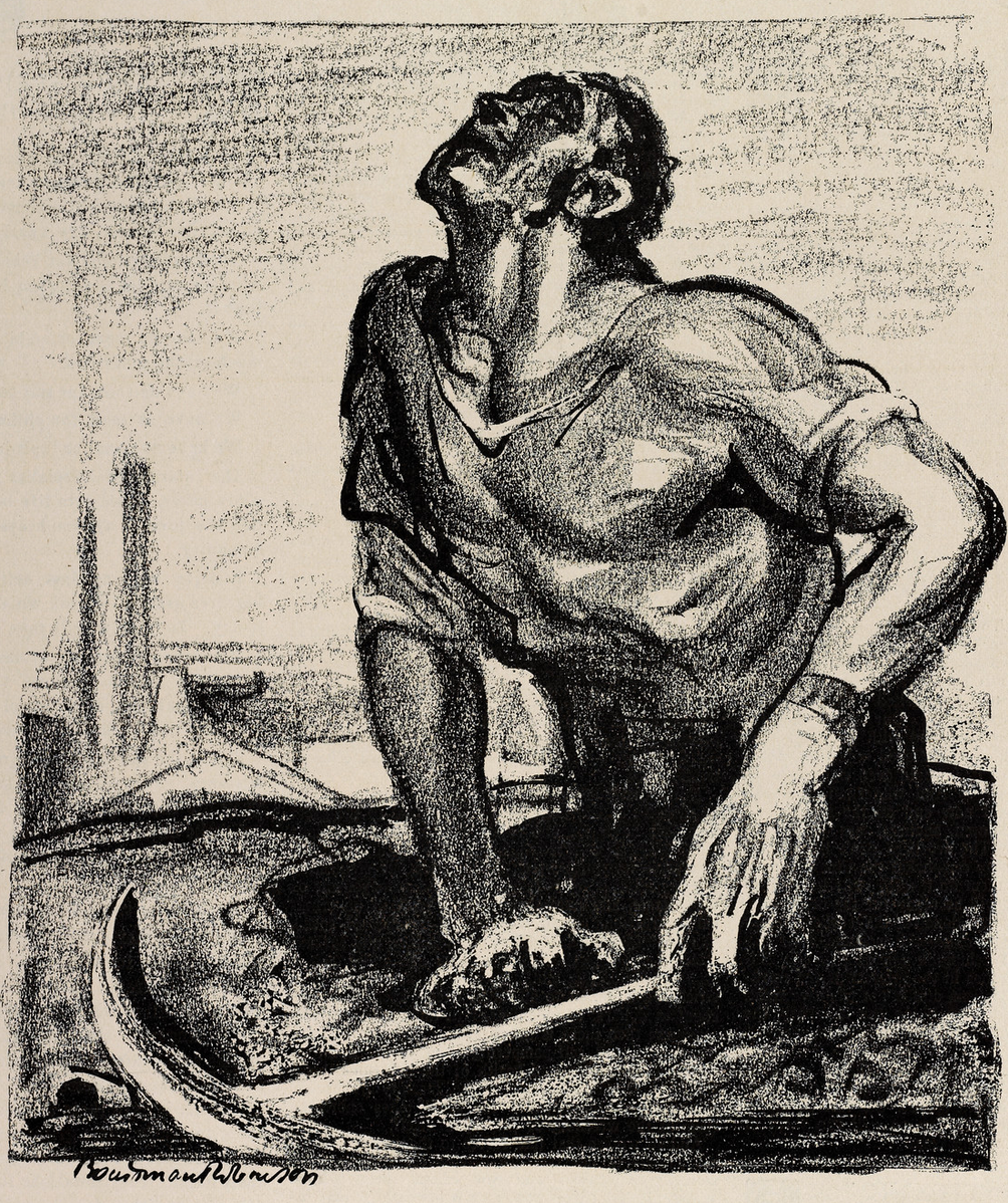 (drawn in reference to the coal strikes of 1912 in the United States and Un...