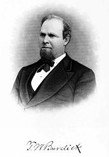 Theodore Weld Burdick American politician