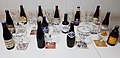 Thirteen trappist beer and glasses.jpg