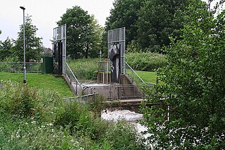 Tilting weir Type of weir