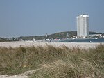 Priwall beach with dunes