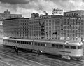 One of the original trainsets at Saint Paul's Union Depot in 1935.