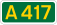 UK road A417.svg