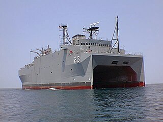 <i>Impeccable</i>-class ocean surveillance ship US military vessel