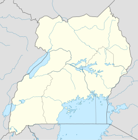 Map showing the location of Murchison Falls National Park