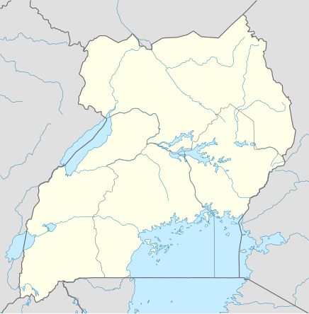 Location map Угандэ