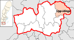 Location of the municipality of Uppvidinge