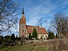 Völschow Kirche Südseite Friedhofsmauer.JPG