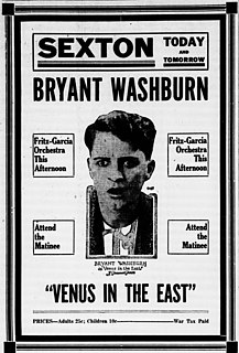 <i>Venus in the East</i> 1919 film by Donald Crisp