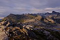 * Nomination View from Sokumfjellet towards Småtindan and Memaurtinden. --Frankemann 19:02, 7 September 2018 (UTC) * Promotion A lot of shadows, but quality for me high enough for Q1 --Michielverbeek 06:27, 8 September 2018 (UTC)