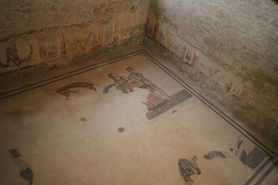 Ancient Roman mosaics in Villa del Casale (Piazza Armerina)