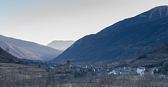 View of Broto Vista de Broto, Huesca, Espana, 2015-01-07, DD 01.JPG