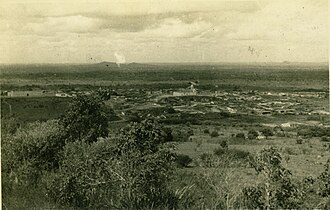 Vista panorâmica da cidade de Ipirá em 1956