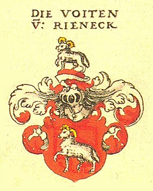 Philipp Valentin Voit Von Rieneck: Leben, Wappen, Grabdenkmal