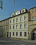 Apartment building in closed development