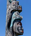 * Nomination Detail of Water Keepers' Pole showing Welcome Warrior (bottom), Ospray (in blue) and Orca (black on top). More about the statue. Victoria, Canada --Podzemnik 03:36, 28 May 2018 (UTC) * Promotion Good quality. -- Johann Jaritz 03:55, 28 May 2018 (UTC)