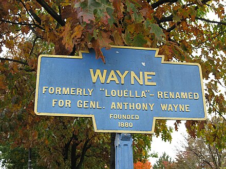 Keystone Marker for Wayne