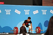 Deutsch: Gewichtheben bei den Olympischen Jugendspielen 2018; Tag 2, 10. Oktober 2018; Jungen 62 kg English: Weightlifting at the 2018 Summer Youth Olympics at 8 October 2018 – Boys' 62 kg