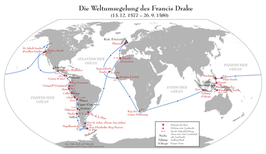 164: Weltumsegelung des Francis Drake