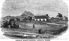 Wesleyan-Mission Premises, Coonghul, Mysore (1850) Wesleyan-Mission Premises, Coonghul, Mysore (VII, p.129, October 1950) - Copy.jpg