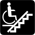 Wheelchair lift.svg Item:Q22268