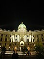 Hofburg bei Nacht