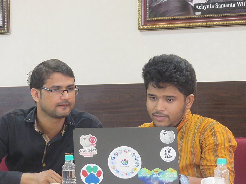 File:Wikimedian Sailesh Patnaik During wikidata workshop.jpg