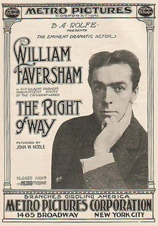 <i>The Right of Way</i> (1915 film) 1915 American film