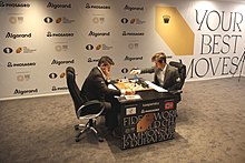 Le fasi iniziali della Nepomnjaščij - Carlsen, 11ª e ultima partita del Mondiale 2021