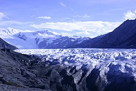 ランゲル・セントイライアス国立公園の氷河、アラスカ