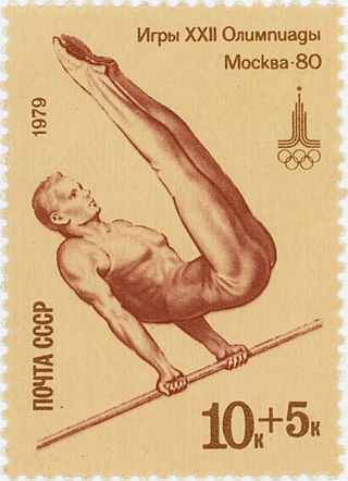 <span class="mw-page-title-main">Gymnastics at the 1980 Summer Olympics – Men's horizontal bar</span> Olympic gymnastics event