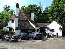 Ye Olde Fighting Cocks - the view from the car park (2003) Ye Olde Fighting Cocks.JPG