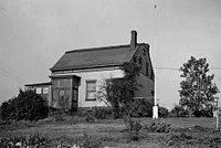 The Yereance-Berry House in 1938. Home of the Meadowlands Museum.