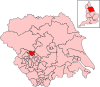 A large constituency in the south of the county.