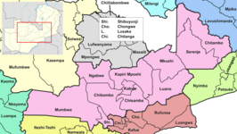Kaart van Central Province