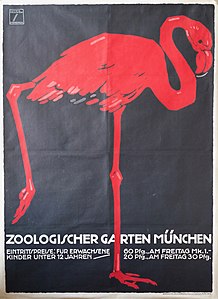 Plakat für den Münchner Tierpark Hellabrunn (1912)