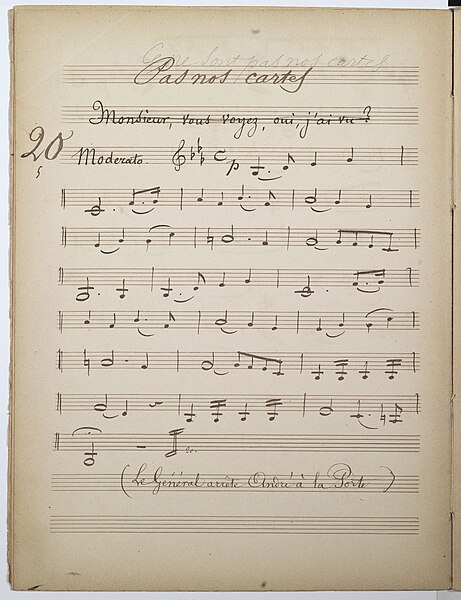 File:"André Gérard. Drame en 5 Actes. Musique de M. Ancessy.... Première Représentation le 30 Avril 1857. Odéon." Musique de scène pour la, pièce de Victor Séjour - btv1b525044130 (148 of 574).jpg