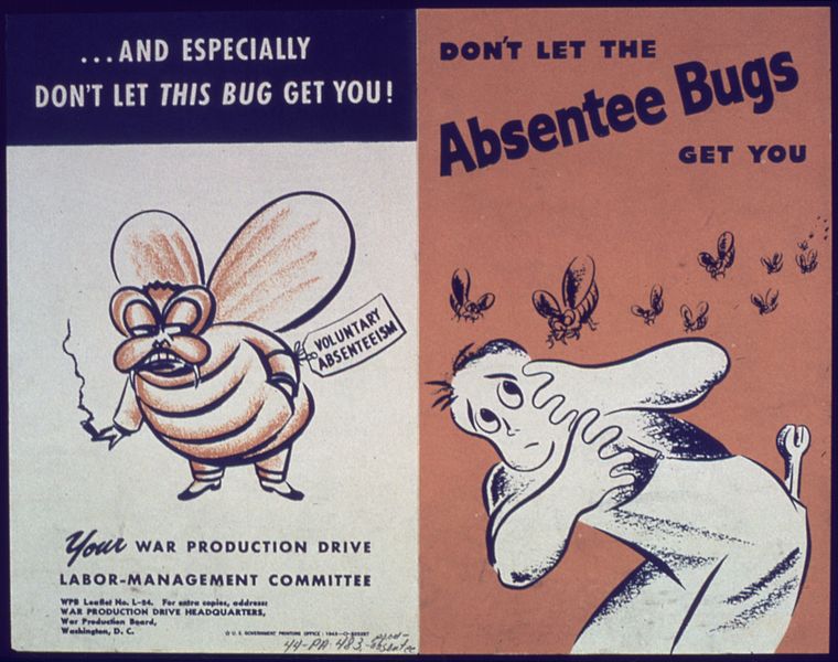 File:"Don't Let The Absentee Bugs Get You" - NARA - 513963.jpg