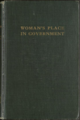 "Woman's Place in Government" by Kathrine V. Grinnell (book cover).png