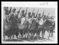 'Coronation' of King Abdullah in Amman. Cavalry of the Arab Legion in march past parade LOC matpc.14994.tif