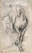 Le piqueux (the prickly) Drawings of horses by Edgar Degas‎‎