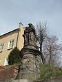 Čeština: Český Dub II. Okres Liberec, Česká republika. Sousoší Loučení Krista s Pannou Marií.