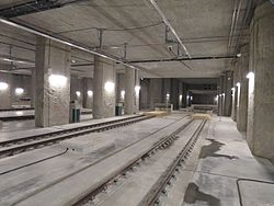 Początek przyszłego tunelu do stacji Łódź Kaliska i Łódź Żabieniec