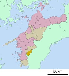 松野町位置図