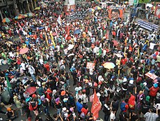 Protesters at Mendiola 174National Day of Protest Mendiola San Miguel, Manila 27.jpg