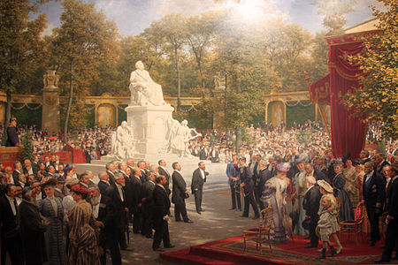 Richard Wagnerren monumentuaren inaugurazioa Tiergartenen (1908)