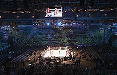 Арена „Стожице“ за време на бокс натпревар, 2011 година